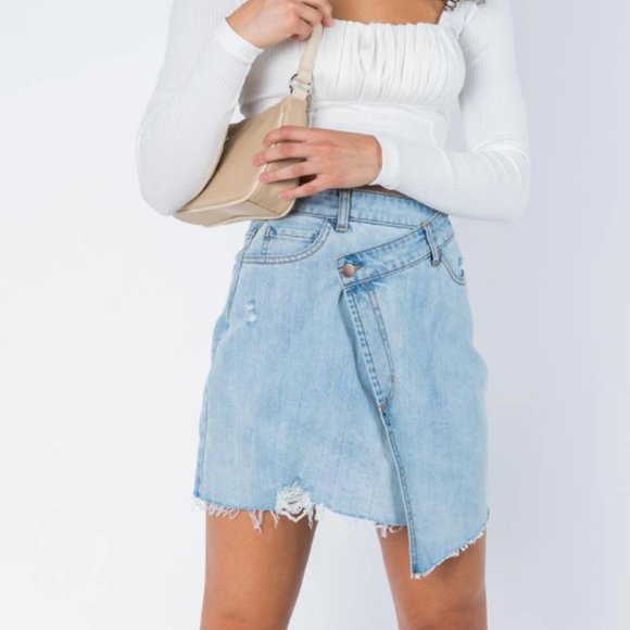 Princess Polly Dresses & Skirts - Malika Denim Mini Skirt